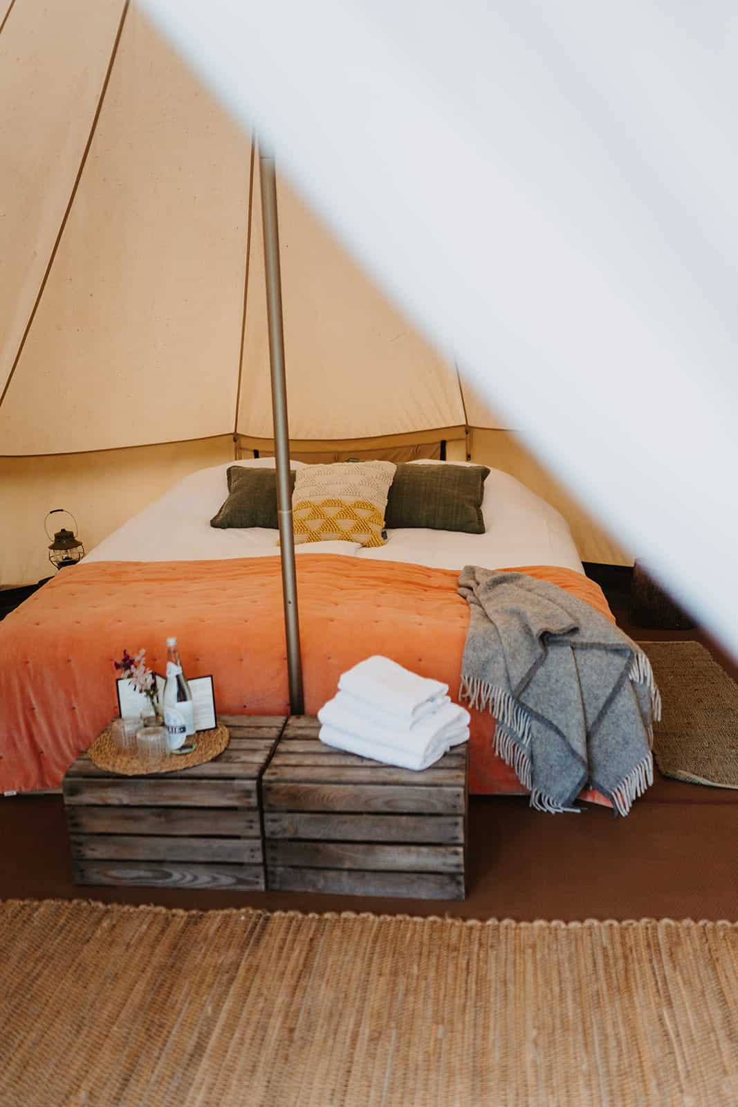 Glamping Zelt als Übernachtungslösung für ein mehrtägiges Hochzeitswochenende