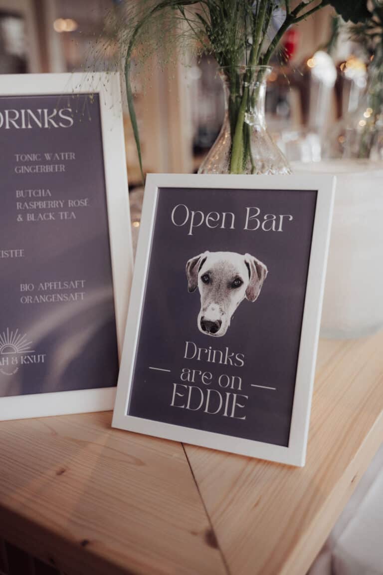 Detail einer Open Bar bei einer Hochzeit in Holland am Meer, geplant von einem Weddingplanner mit Fokus auf Hochzeitsplanung und Partyplanung